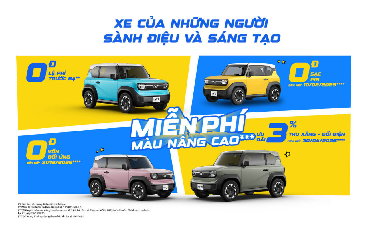 Các mẫu xe Vinfast tại đại lý Bình Chánh, khuyến mãi hấp dẫn, dịch vụ tốt.